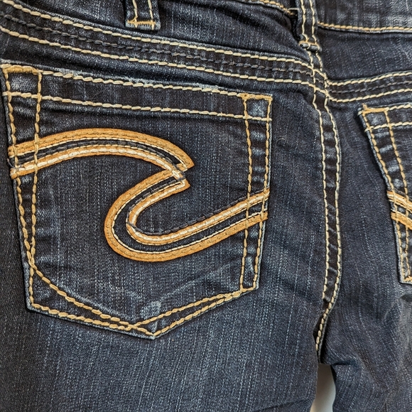 Silver Jeans Frances 22" W30 L33 Dark Wash Flare Jeans - Picture 3 of 8